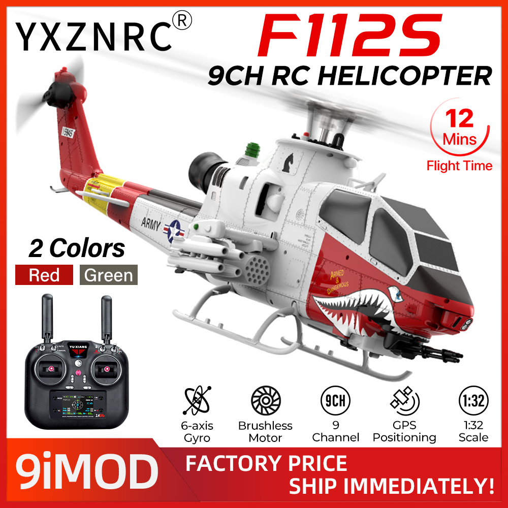 Rc Helicopter Gyro - YUXIANG RC Helikopter F112S 9 Kanallı
