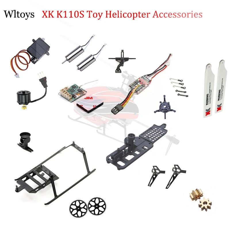 Orijinal Wltoys XK K110S RC He - Rc Helicopter Gyro incelemesi ve fiyatı