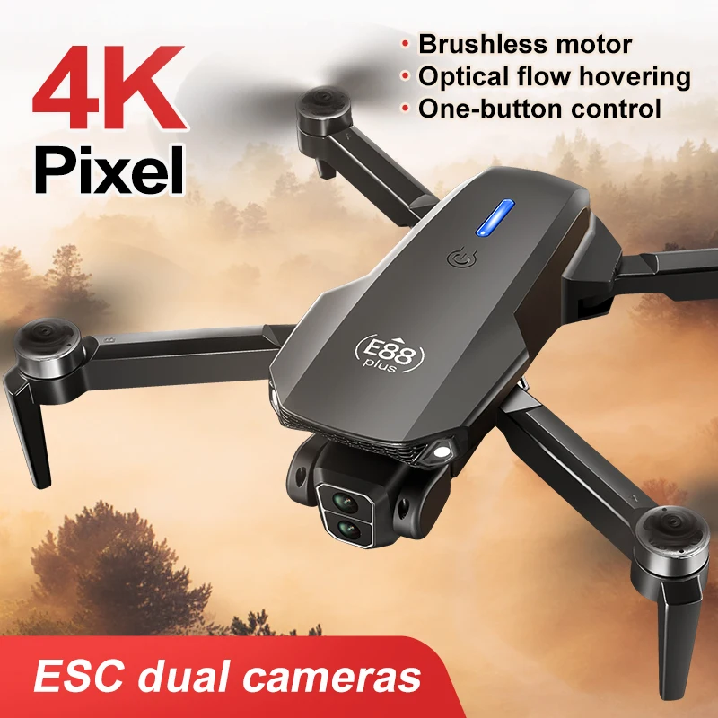 Yeni E88 Plus Quadcopter Drone - Rc Helicopter Electric incelemesi ve fiyatı