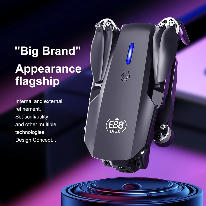 Yeni E88 Plus Quadcopter Drone - Rc Helicopter Electric incelemesi ve fiyatı