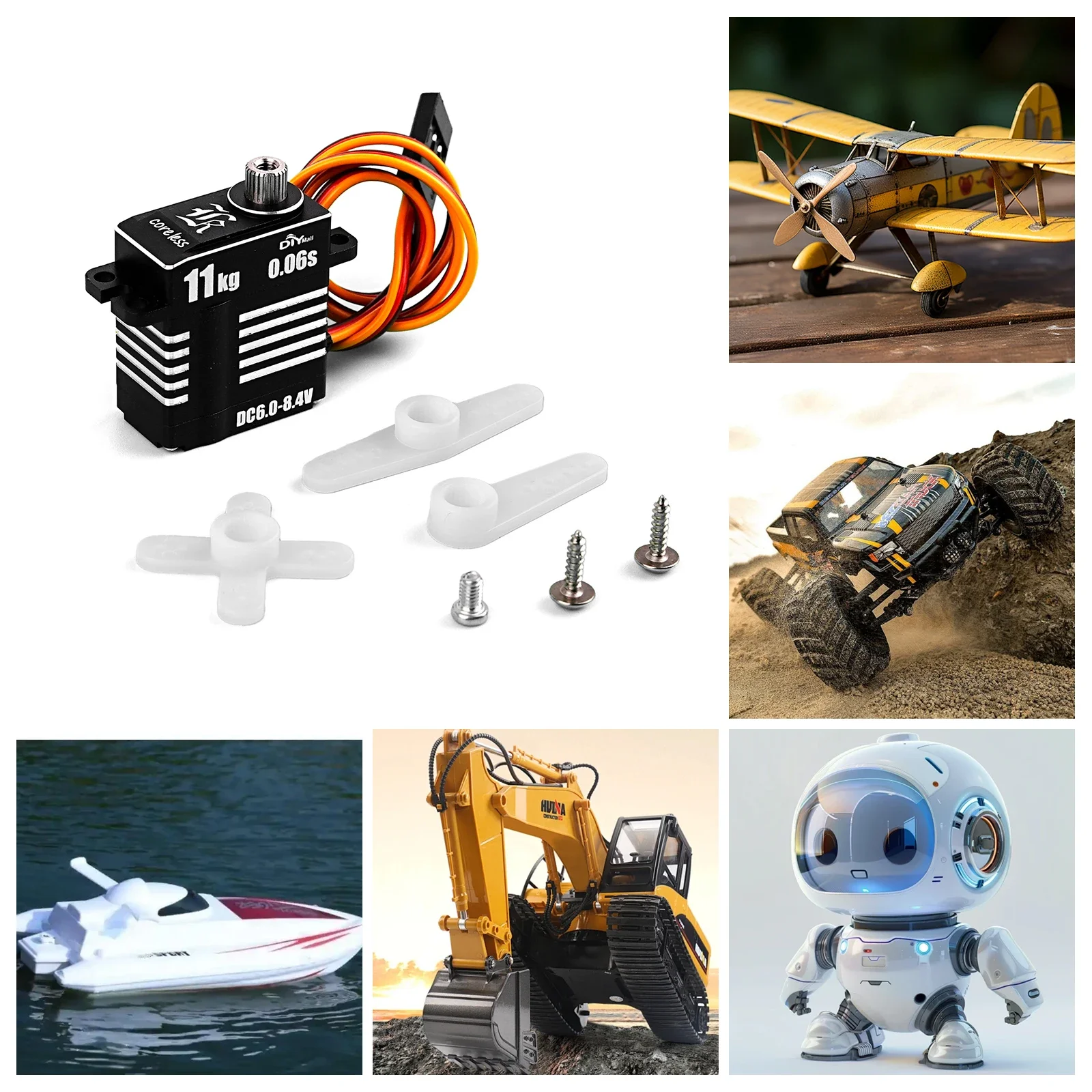 H-11 11 KG Mikro Dijital Servo - Rc Helicopter Servo incelemesi ve fiyatı
